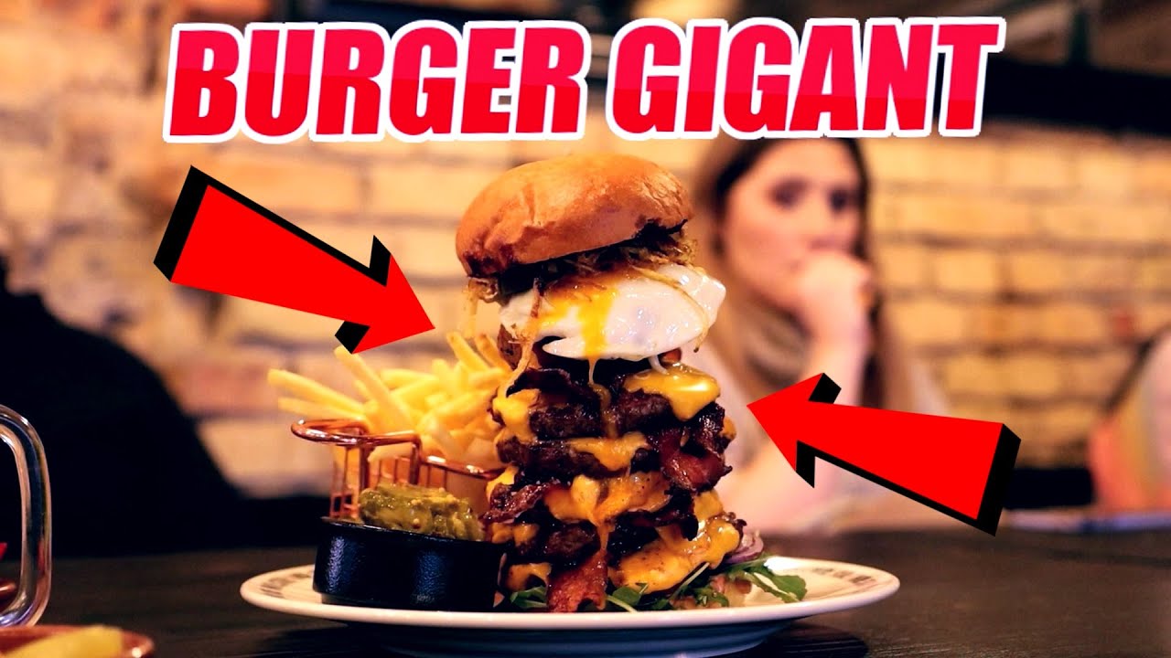 NAJWIĘKSZY BURGER GIGANT ST&Oacute;Ł I W&Oacute;Ł LUBLIN - SPRAWDZAM JAK SMAKUJE #płatnawsp&oacute;łpraca
