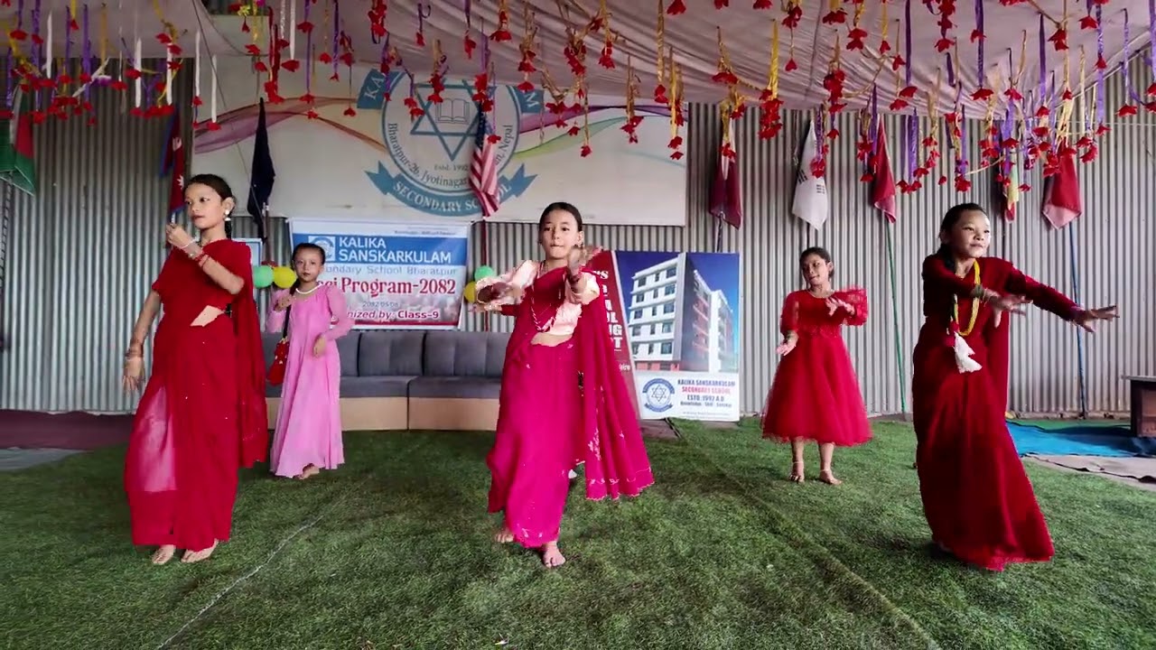 Dance Performance – Team 14 | Kalika Sanskarkulam School | Haritalika Teej 2082