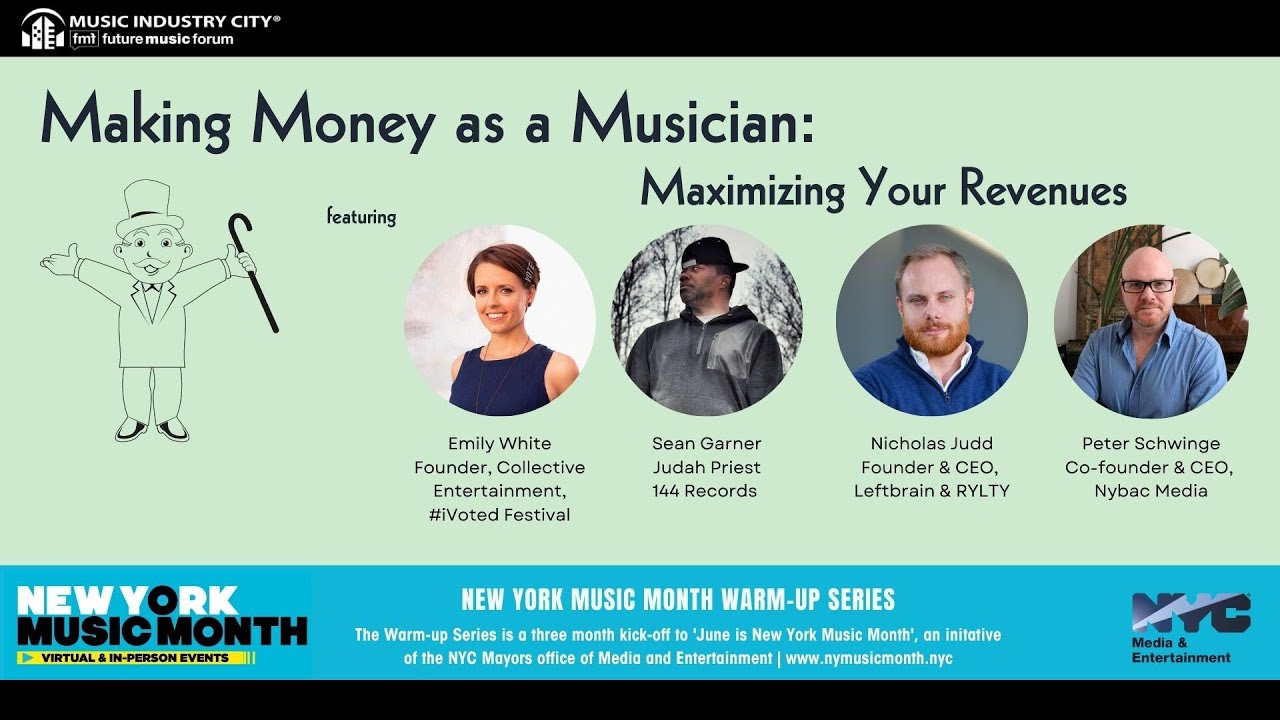 Making Money as a Musician: Maximizing Your Revenues