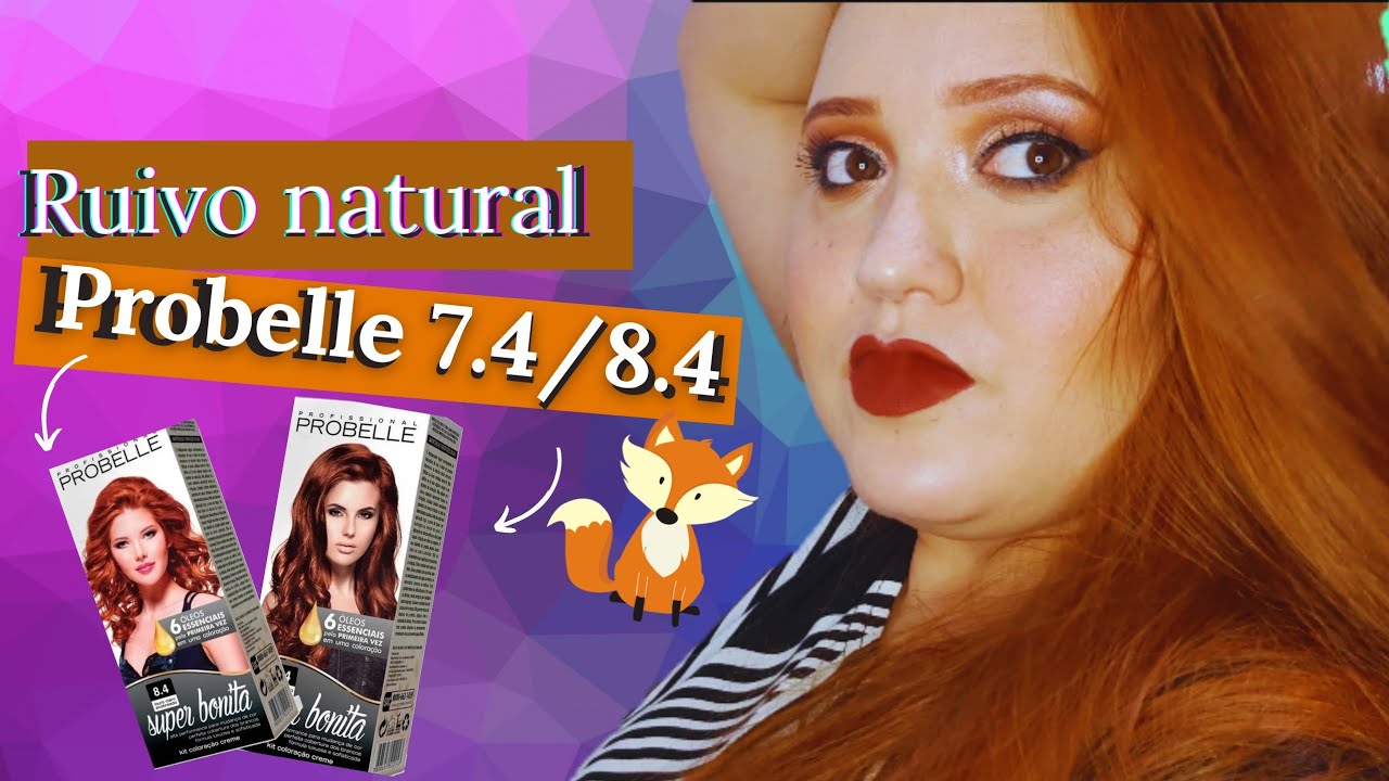 🦊 Ruivo natural com Probelle 7.4/8.4 - Retoque de raiz. 🦊