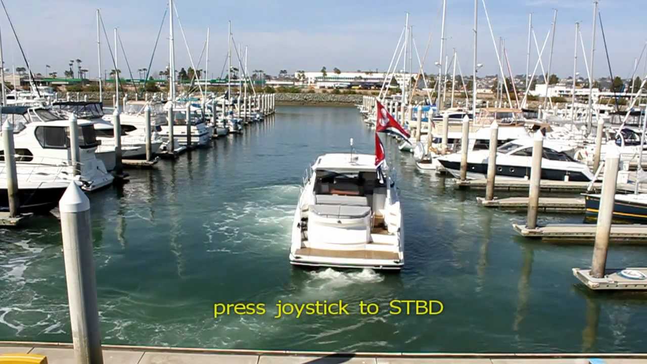 Joy Stick Maneuvering on Beneteau Gran Turismo 44 and Swift Trawler 44 with Thrusters