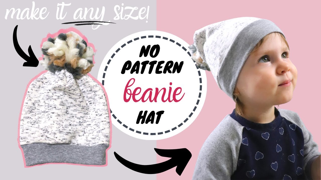 Easy Pom-Pom hat DIY (for anyone + great for GIFTS 🎁)
