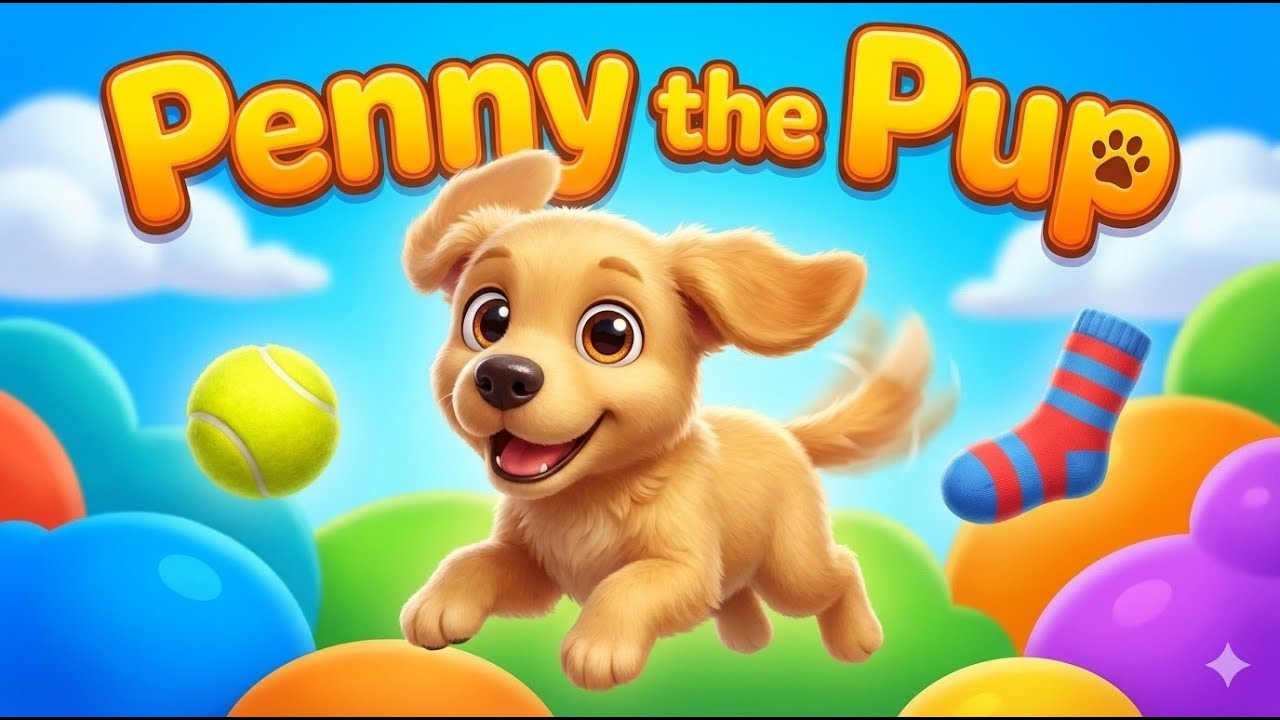 Penny the Playful Pup 🐶 | Fun Puppy Song for Kids