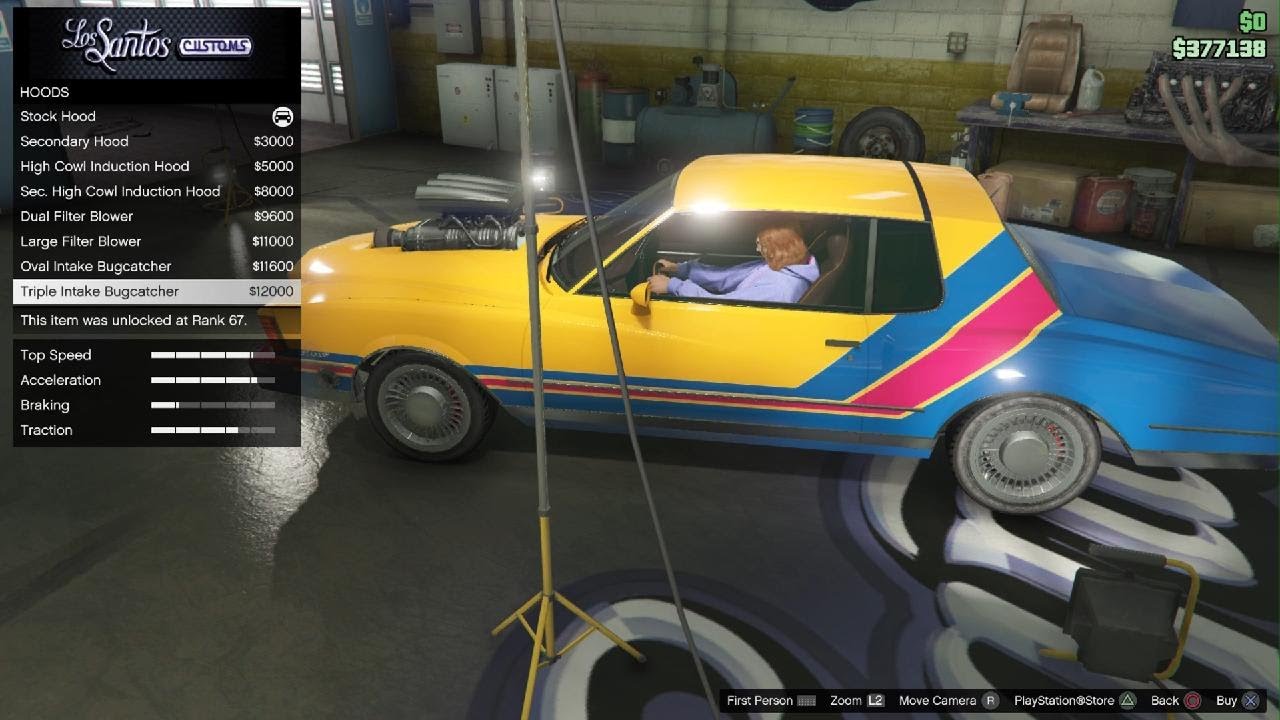 GTA Online: Making a muscle car out of a casino win!
