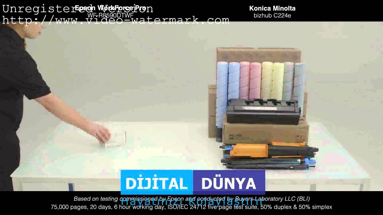 Epson WF-R8590DTWF vs. KONİCA Minolta C224e