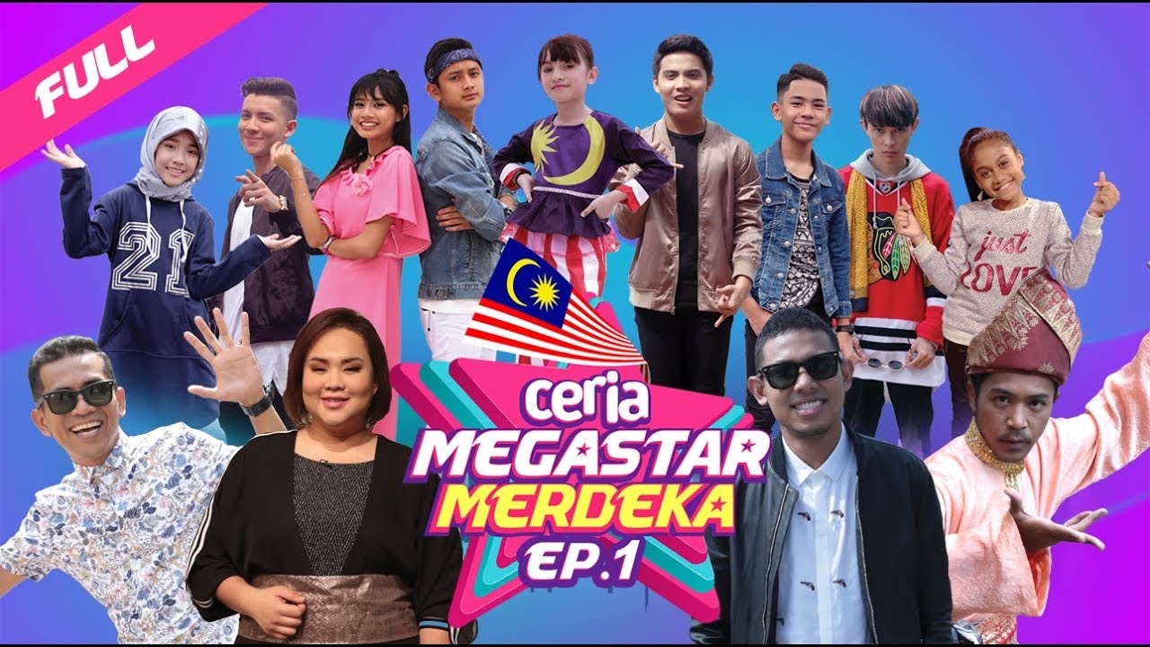 [OFFICIAL FULL] Ceria Megastar Merdeka Part 1 | Nabil, Hazama, Bell Ngasri, Vicha