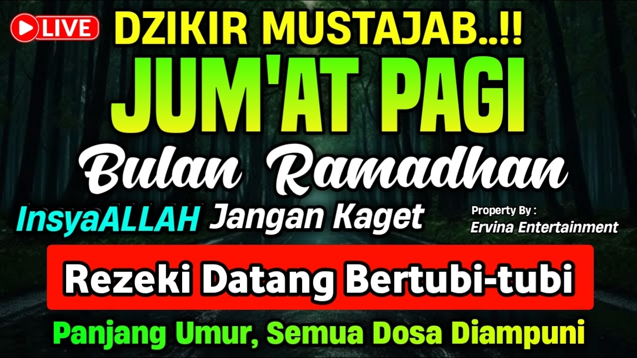 DZIKIR PAGI HARI JUM'AT PEMBUKA PINTU REZEKI, ZIKIR PEMBUKA PINTU REZEKI | DZIKIR PAGI