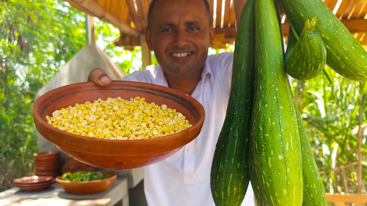 Turai Chana Dal Recipe | Turai Ki Sabzi Chana Dal Ke Sath | Mubashir Saddique | Village Food Secrets