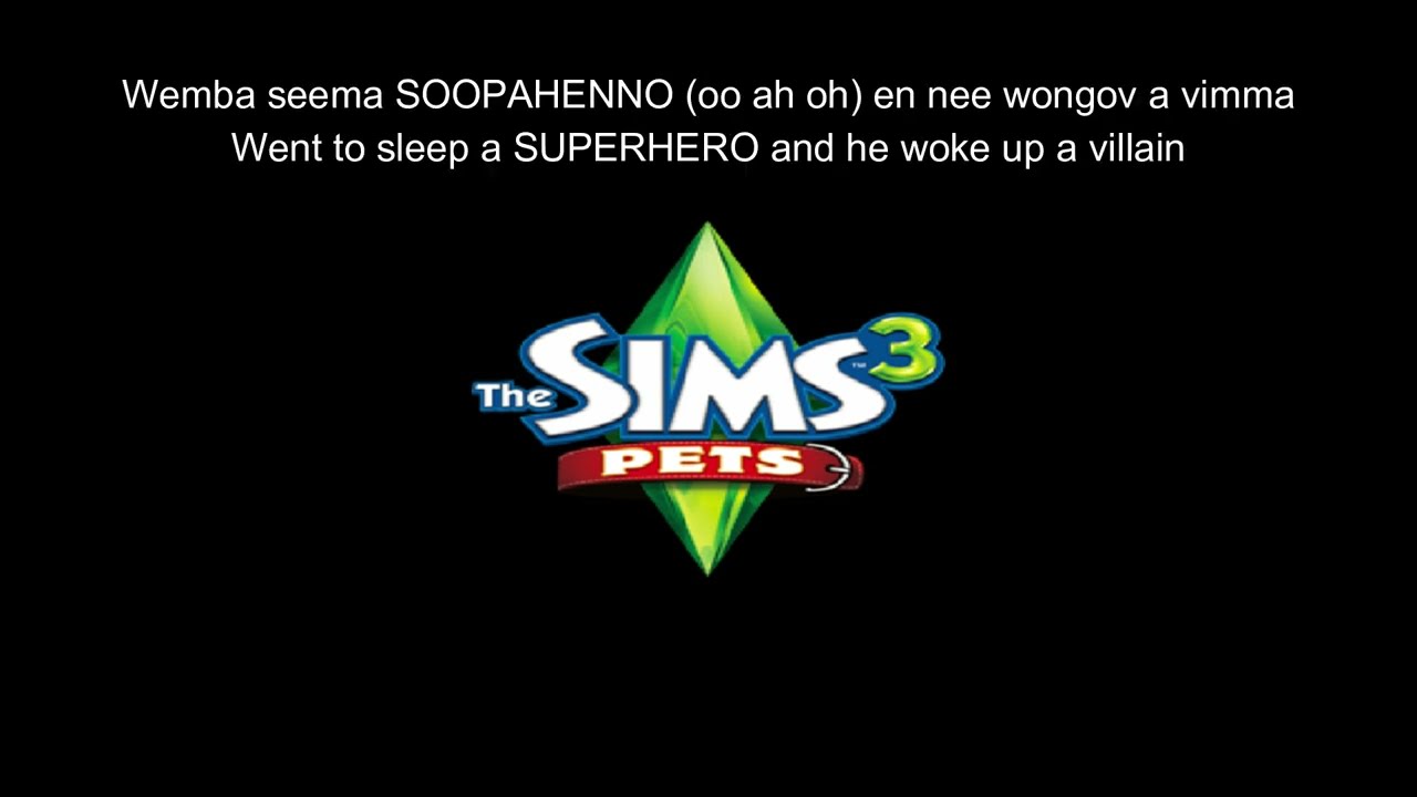 Superhero by Cher Lloyd Simlish Version (Simlish Lyrics & English Lyrics)