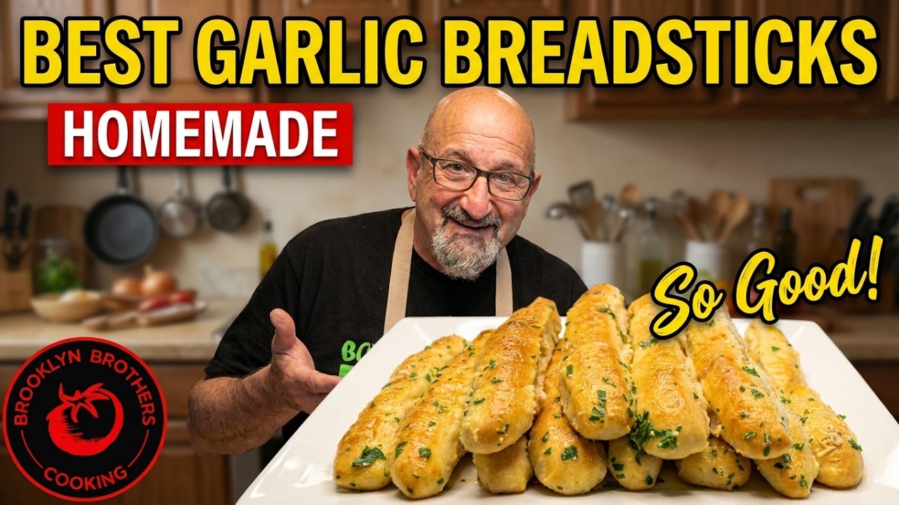 Try the BEST Garlic Breadsticks Recipe Now!