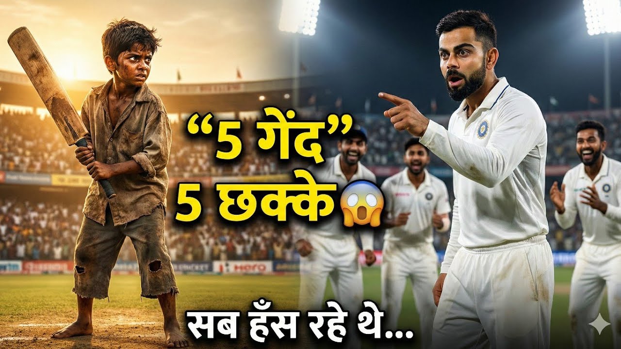  जिसे सब भिकारी समझ रहे थे | 5 गेंदों पर 5 छक्के | 200 करोड़ का मैच पलट दिया |