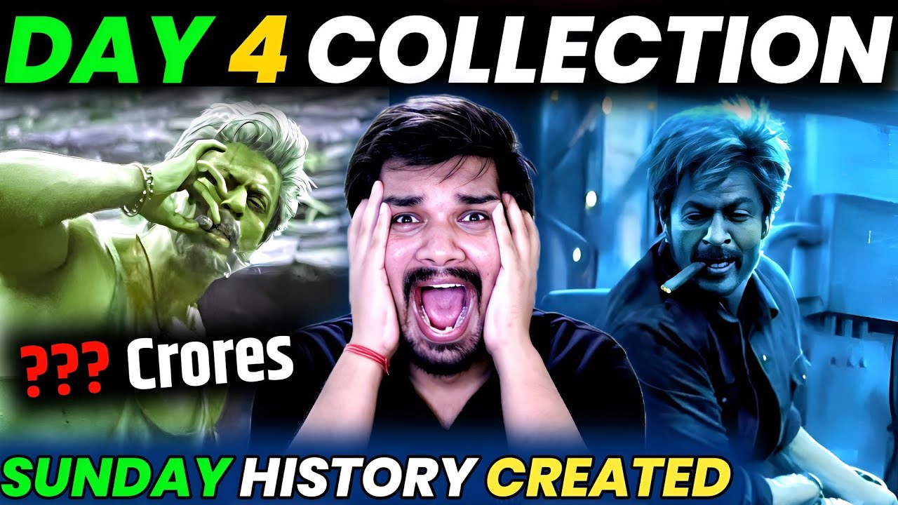 JAWAN 4th DAY BOX OFFICE COLLECTION | JAWAN SUNDAY BOX OFFICE. #jawan #srk #jawanboxofficecollection