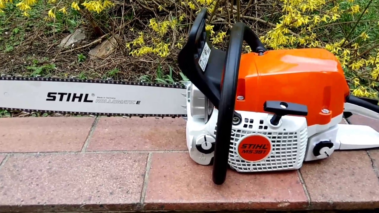 Chainsaw Stihl MS 391 Video tour
