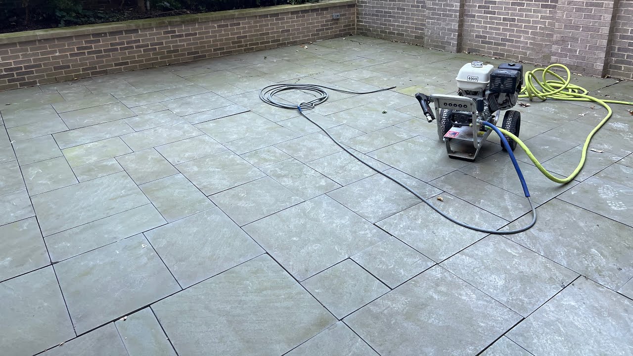 Unexpected  Results cleaning nasty bluestone terrace #emprendedores #manhattan #cleaning #work #nyc