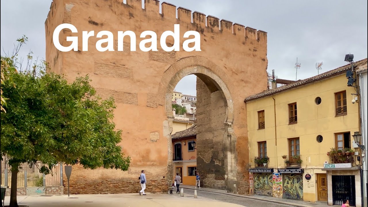🇪🇸Paseo por las encantadoras calles antiguas de Granada: Del Realejo a las Puertas de Elvira🚶‍♂️