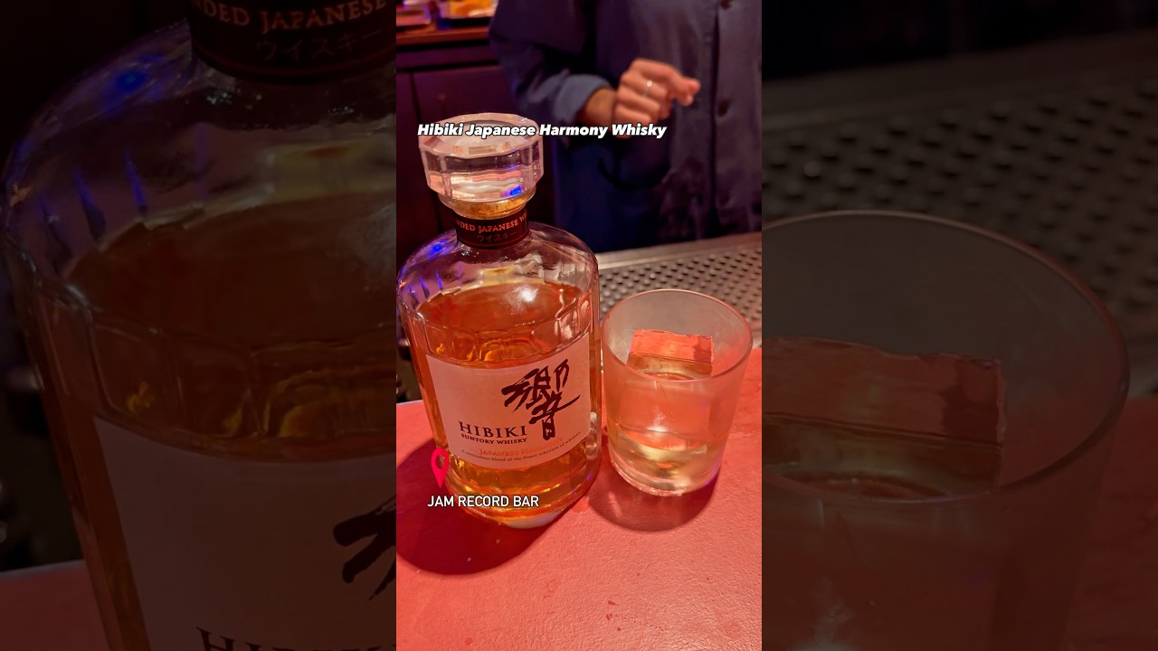 Hibiki Japanese Harmony Whisky by Suntory at JAM Record Bar Sydney