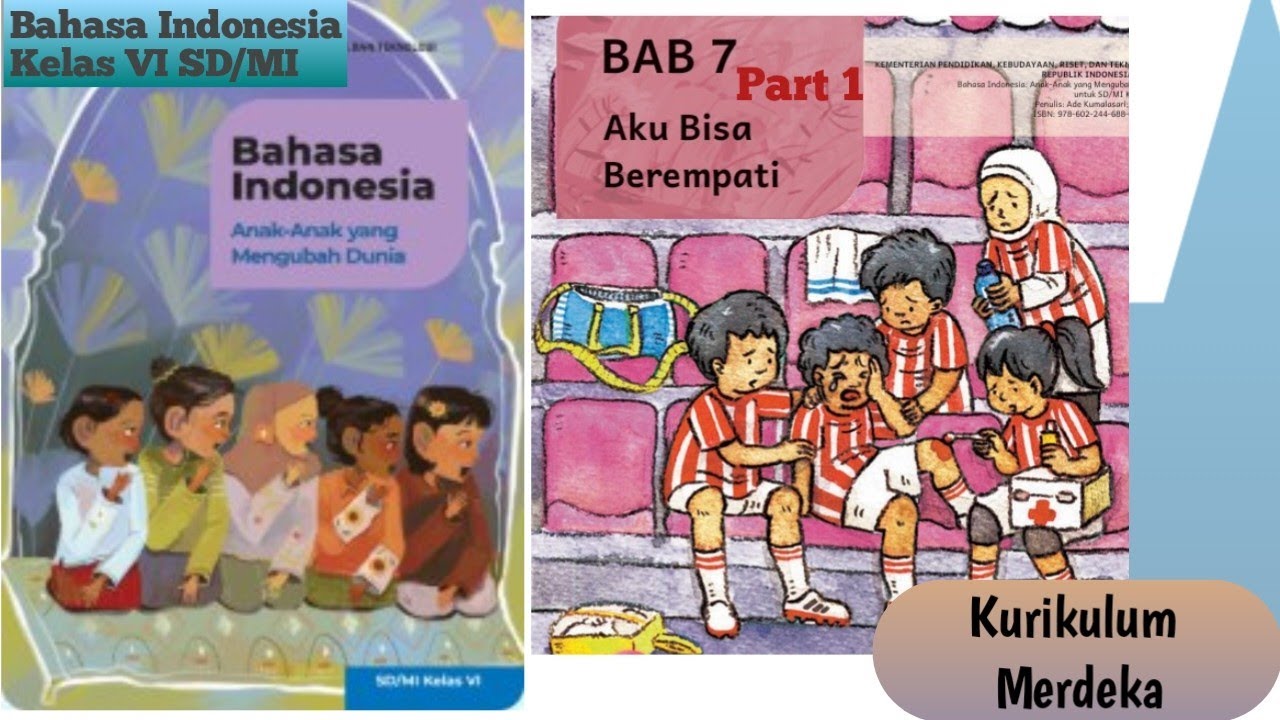 Bahasa Indonesia kelas 6 SD BAB 7 AKU BISA BEREMPATI Kurikulum Merdeka Semester 2 Part 1