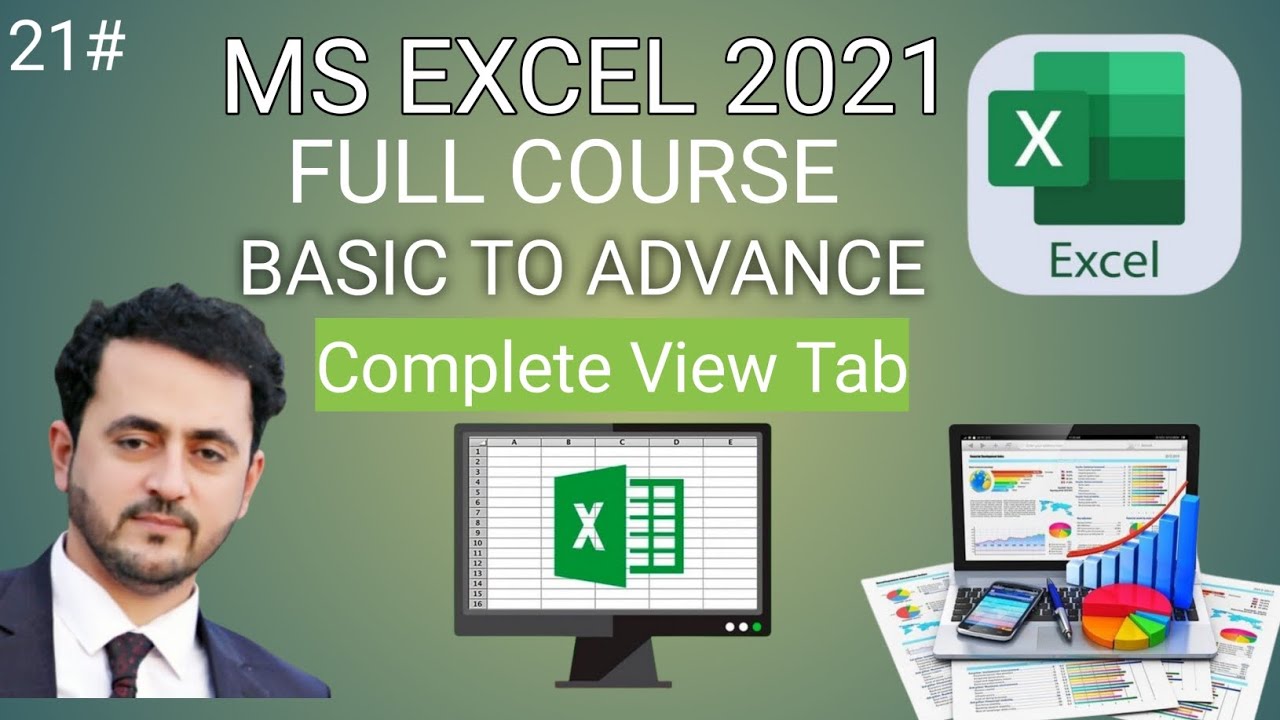 21. Complete View Tab In Excel 2021/ Complete Ms Excel Course in pashto