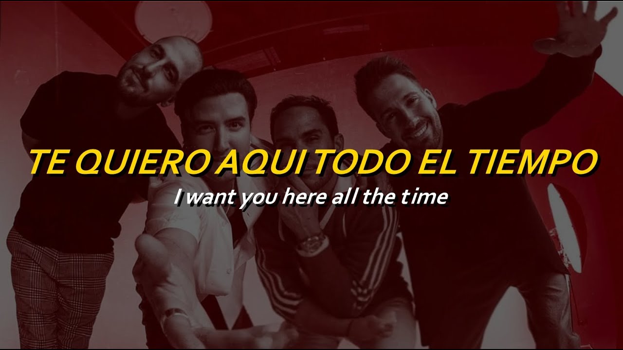 Big Time Rush - I Want You Here All The Time | Letra en Español - Lyrics