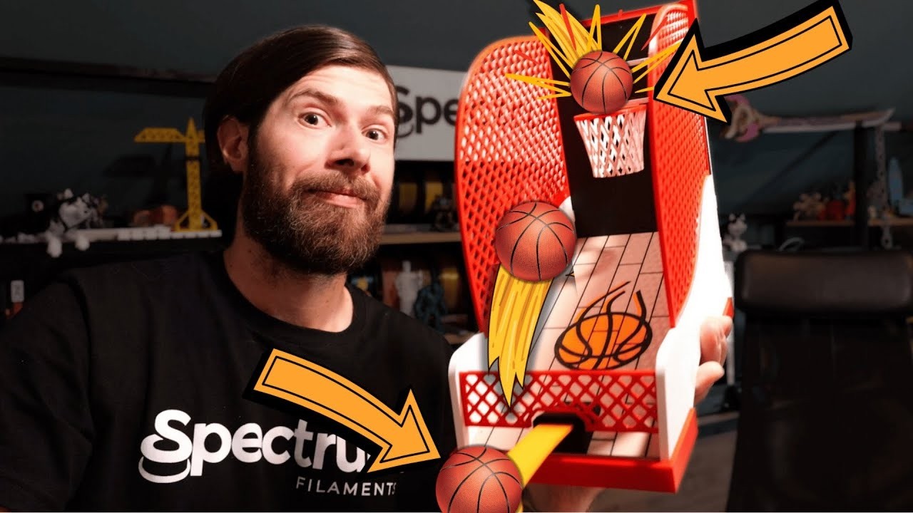 Mini Basketbal! Een geweldig spel uit de 3D-printer 🏀