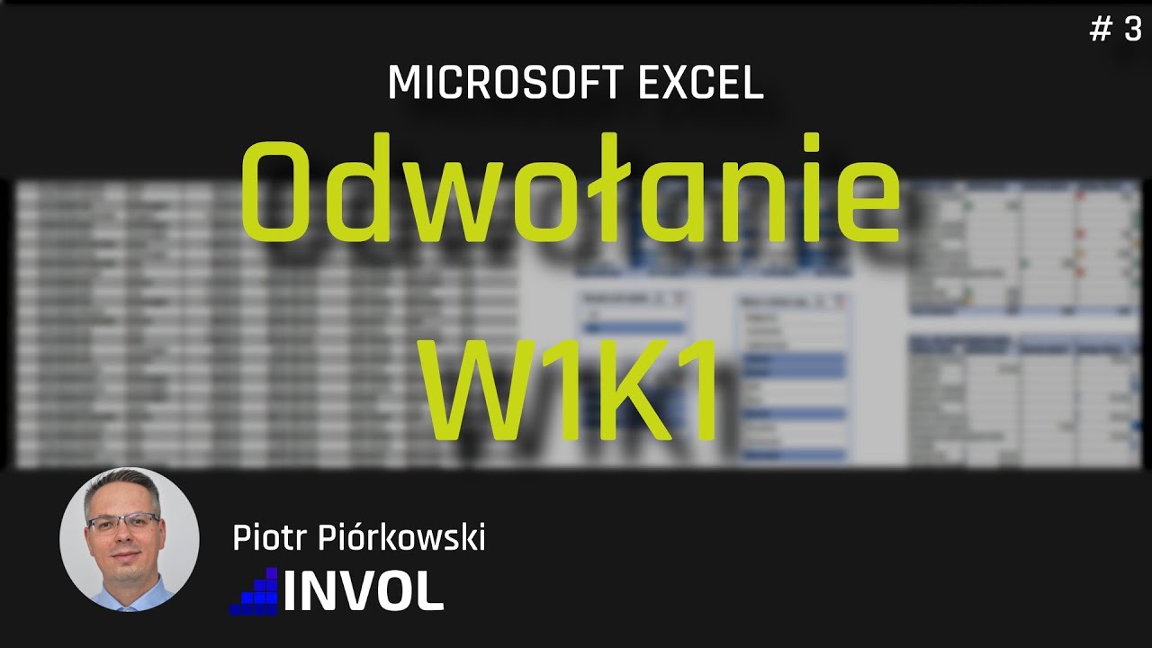 Excel | Jak pracować w trybie W1K1? | Odwołania W1K1 | #3