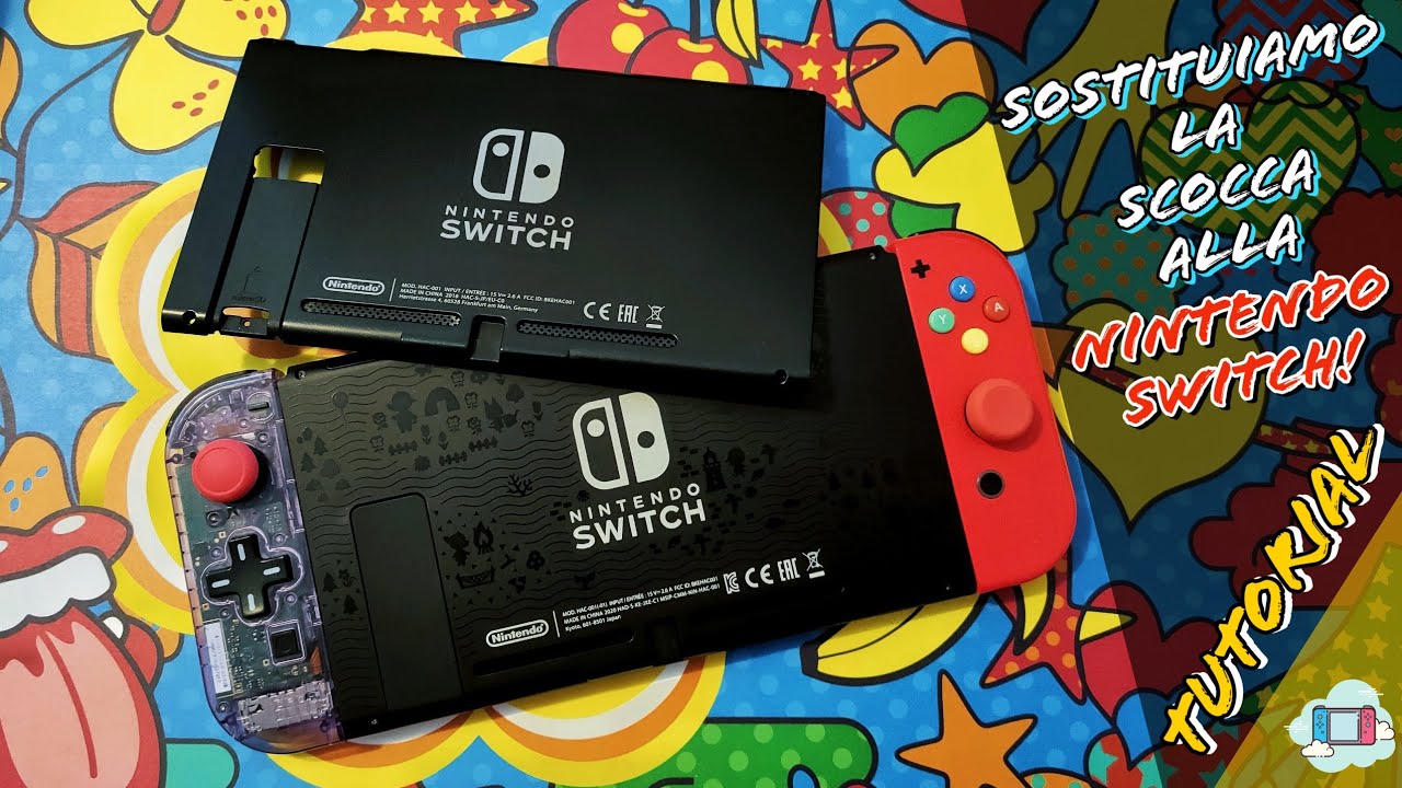 SOSTITUZIONE DELLA SCOCCA (SHELL) DELLA NINTENDO SWITCH! UNA SEMPLICE GUIDA - TUTORIAL