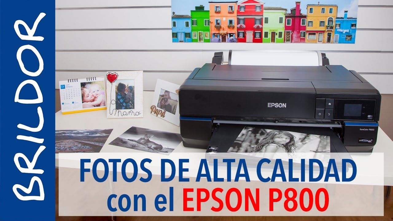 EPSON P800: Imprime fotografías de calidad profesional
