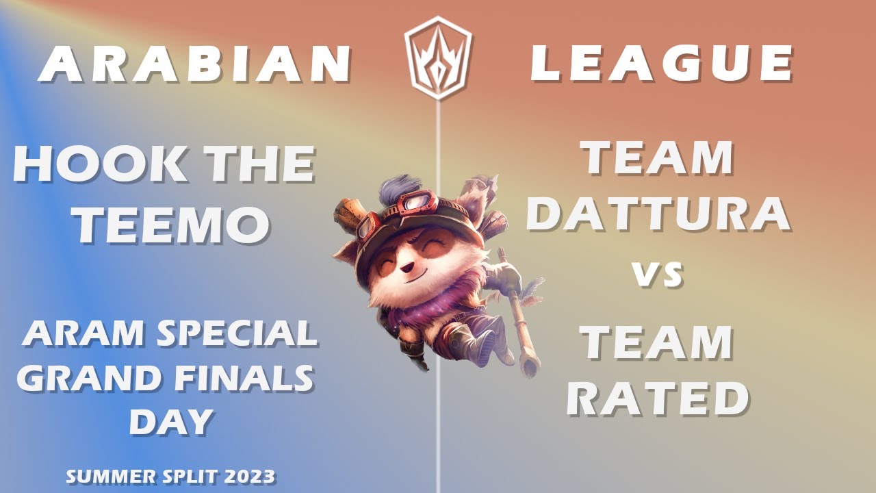 HOOK THE TEEMO | DATTURA vs RATED | ARAM SPECIAL | Arabian League Summer Split 2023 | LoL