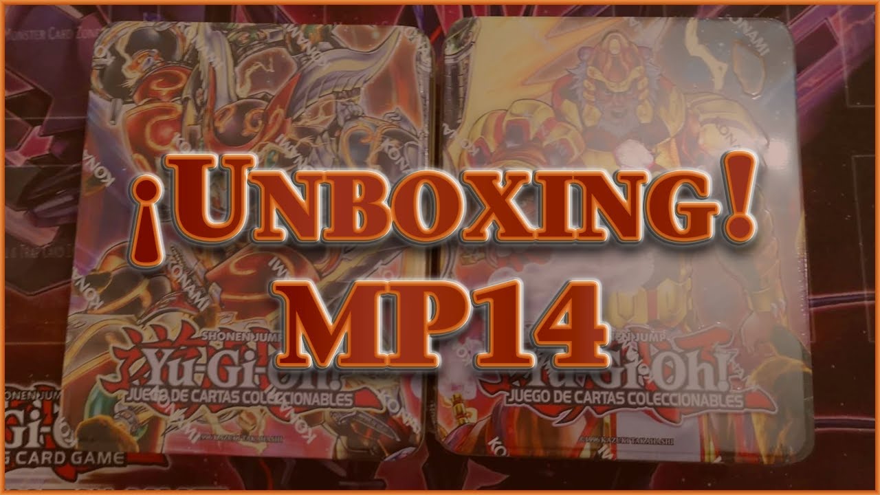 ¡Unboxing de la Mega lata de Yu-Gi-Oh! Del 2014!