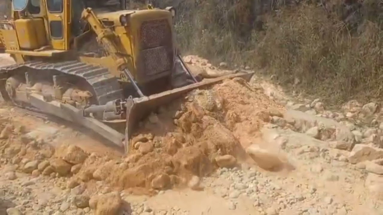 Mile 19 to  to Tad Market road work Mbengwi, Cameroon. Part  2