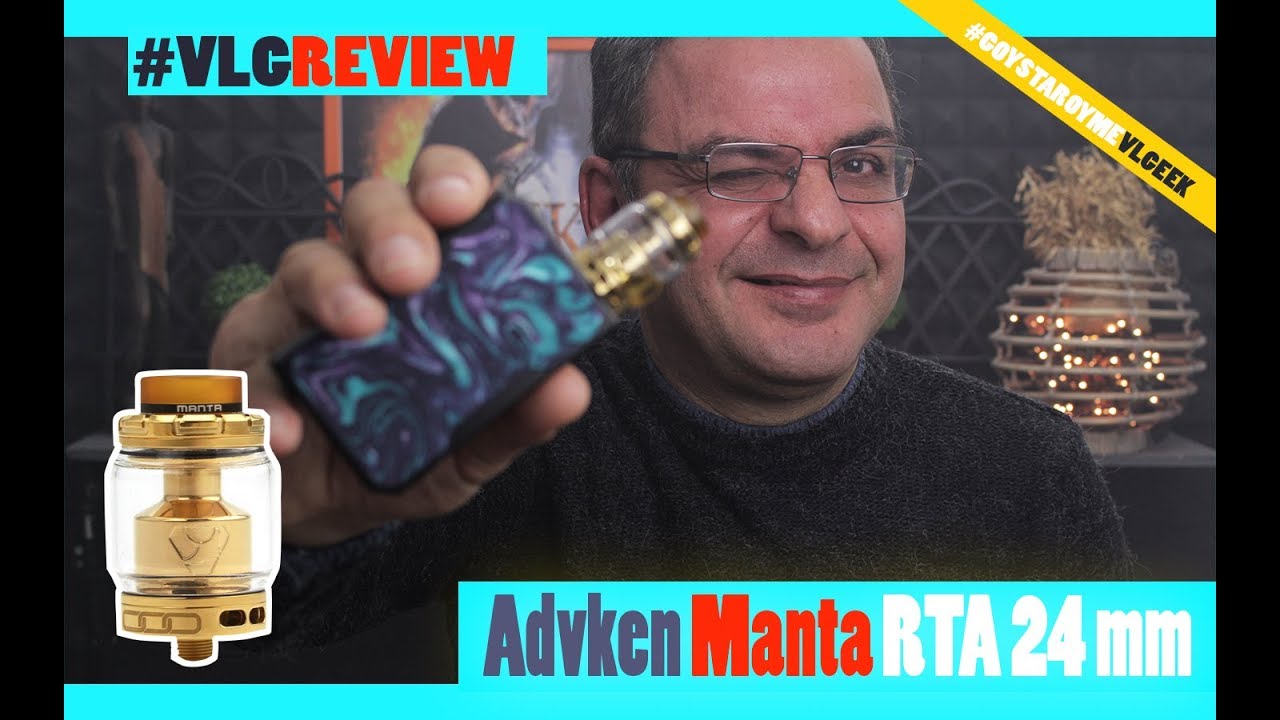 Advken Manta RTA 24 mm Greek Review - First BUILD
