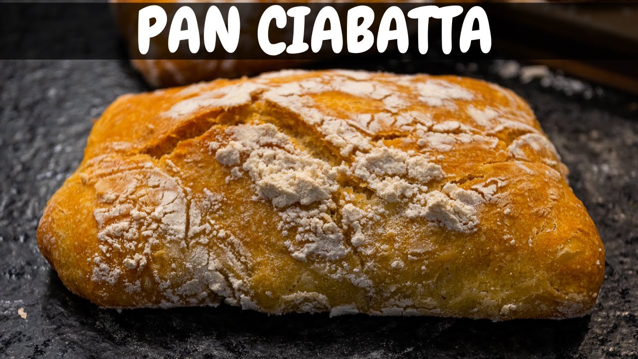 Cl&aacute;sico Pan Ciabatta con solo 3 INGREDIENTES | Abelca