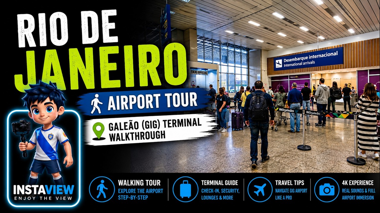 Step Inside Rio De Janeiro's Galeão International Airport With This Virtual Tour!