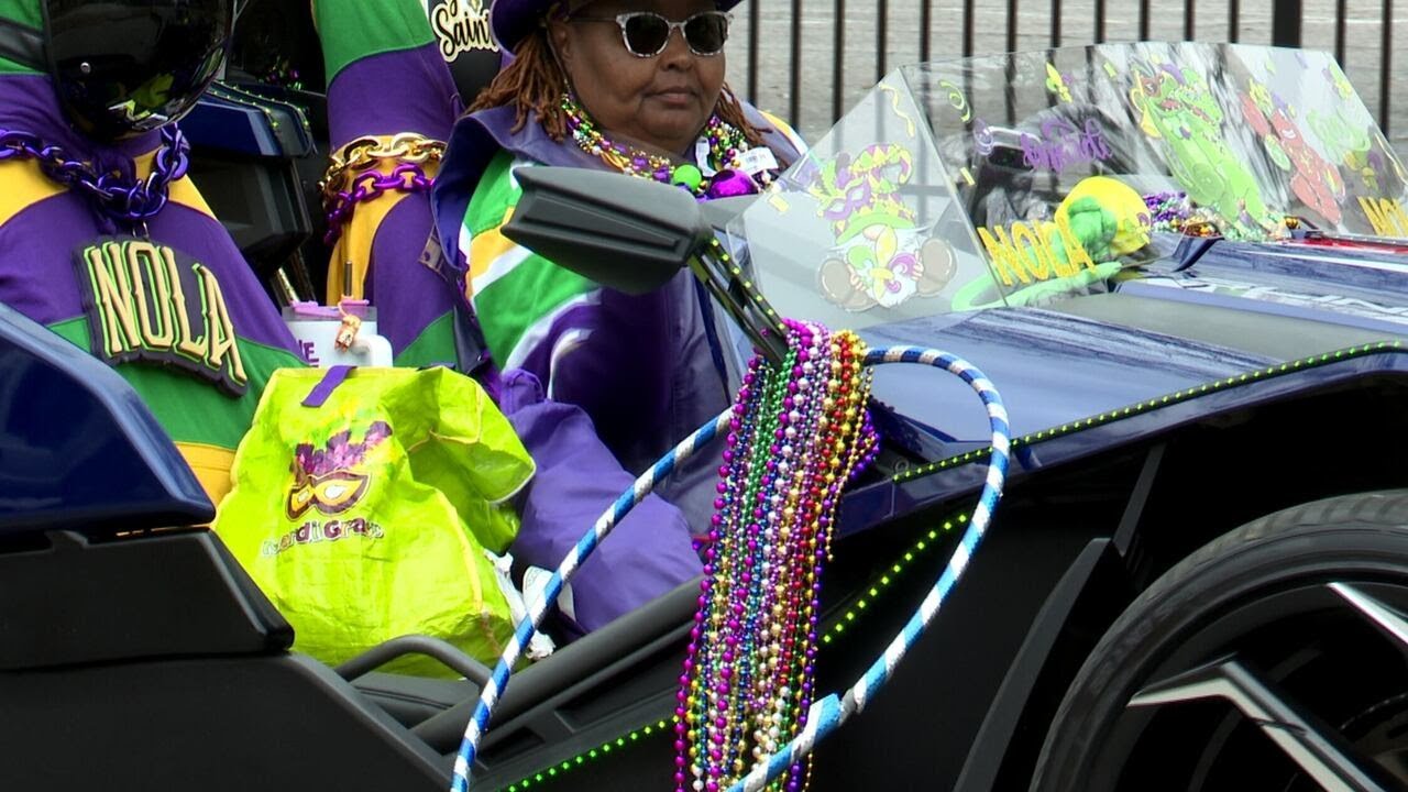 Augusta hosts second annual mardi gras parade