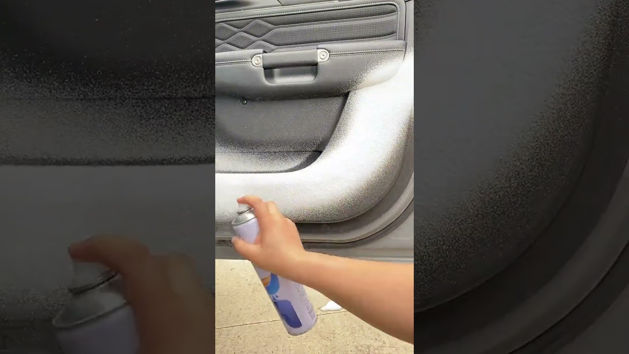 Car Interior Foam Cleaner - Perfect for Leather, Tires, Spray and Wipe for a Brand-New Look!#car