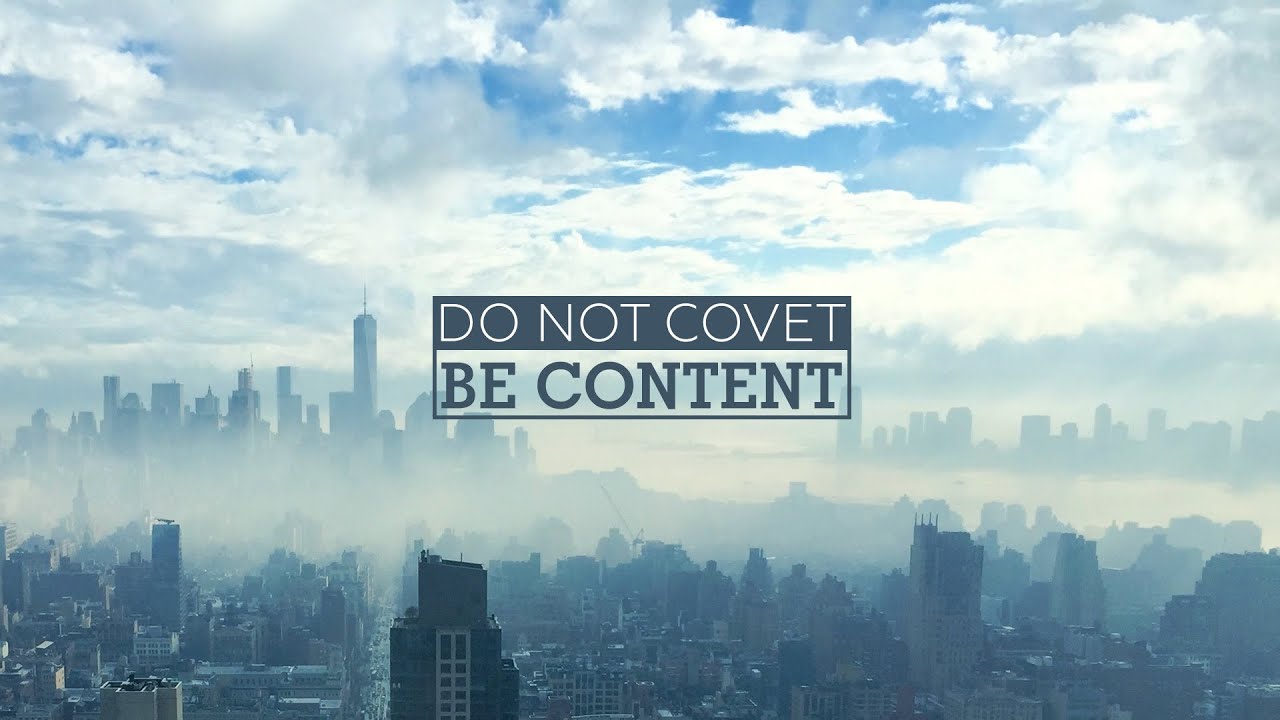 Exodus - Do Not Covet Be Content - Peter Tanchi