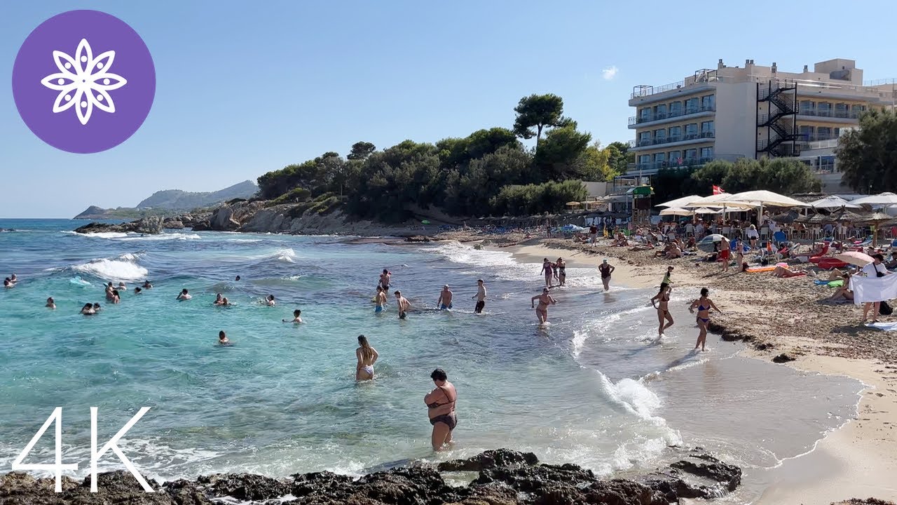 Walk in Cala Ratjada (Sa Pedruscada and Son Moll Beach) // Mallorca 4K
