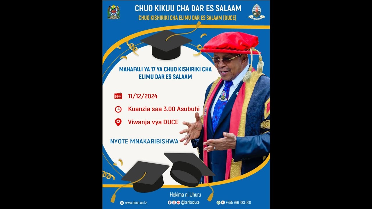 MAHAFALI YA 17 YA CHUO KISHIRIKI CHA ELIMU DAR ES SALAAM