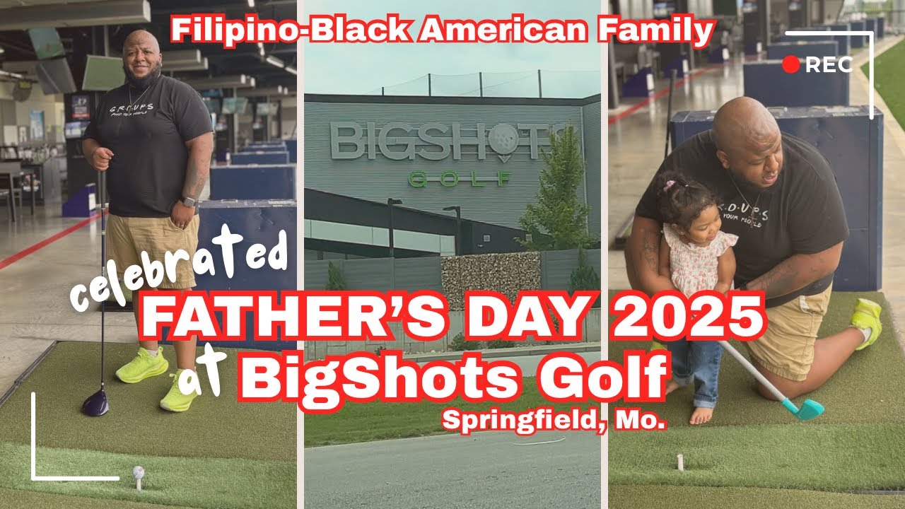 Filipino-Black American Family’s Fathers Day Celebration 2025 at Bigshots Golf Springfield, Missouri