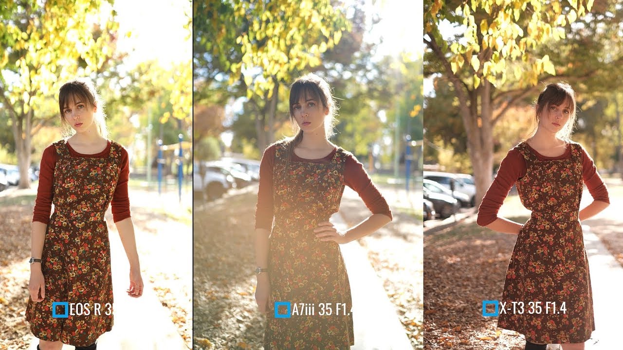 Canon EOS R vs Sony A7iii vs Fujifilm X-T3 Portraits (Side by Side) w/ Dagney