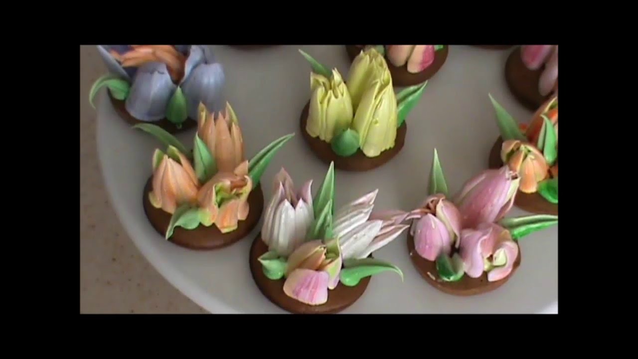 КАК ПОЛЬЗОВАТЬСЯ НАСАДКОЙ ТЮЛЬПАН HOW TO USE RUSSIAN TULIP PIPING TIPS