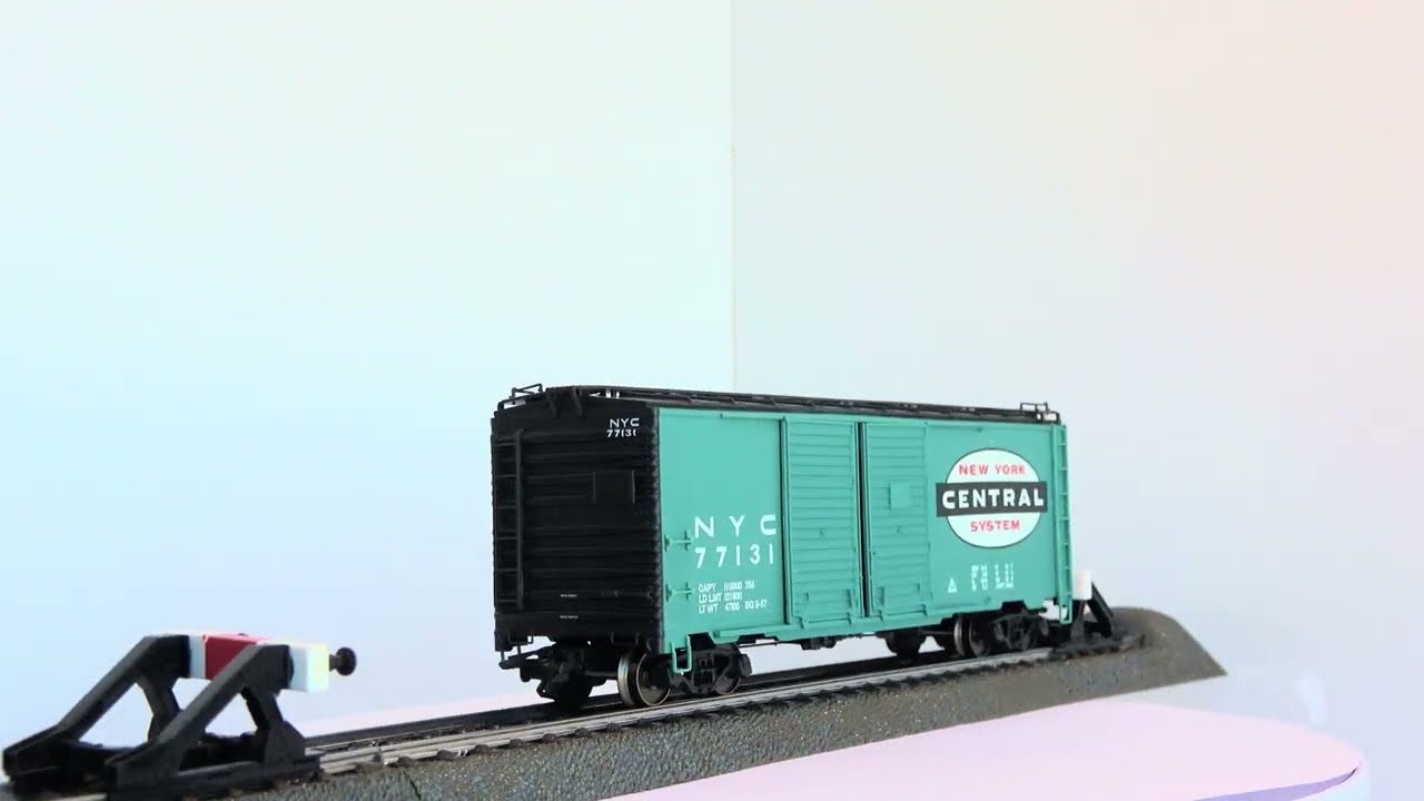 M&auml;rklin H0 45642-1 | New York Central Freight Wagon | Detailed Model Train in 4K