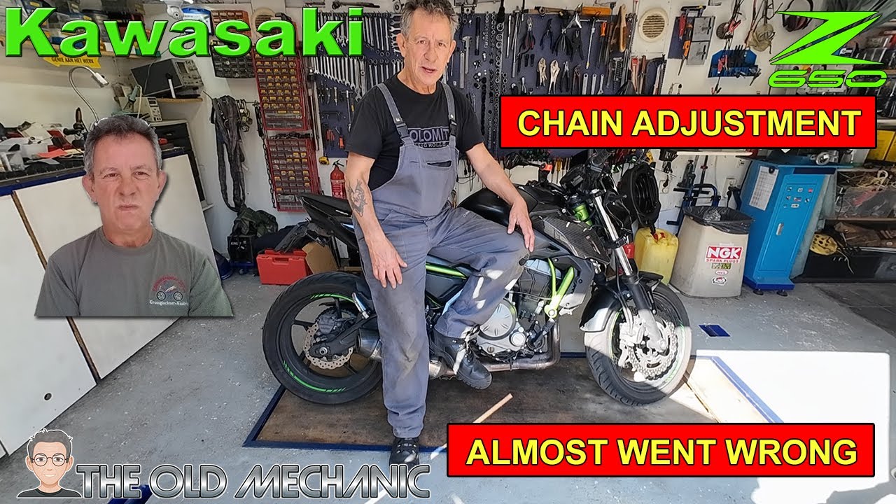 ⚠️Kawasaki Z650 CHAIN ADJUSTMENT Step-by-Step | THE ULTIMATE DIY Maintenance Guide⚠️