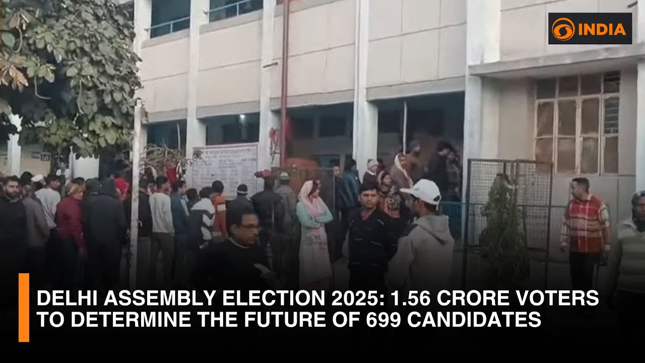 Delhi Assembly Election 2025: 1.56 Crore Voters to Determine the Future of 699 Candidates