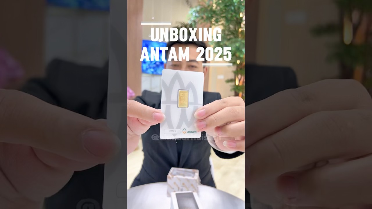 UNBOXING ANTAM Logam Mulia 2025 #antam #logammulia24karat #antamlogammulia #emas #logammulia #emas