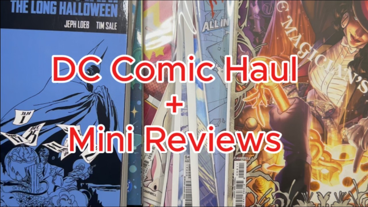 My DC Comic Collection + Mini Reviews