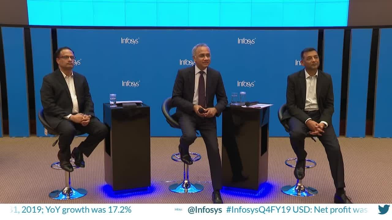Infosys Q4 FY19 Results - Press Conference