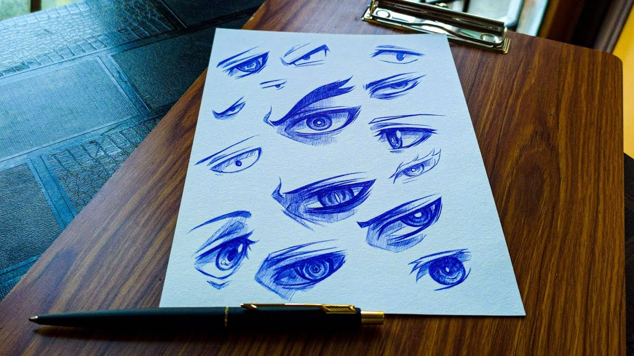 Drawing Anime Eyes In 15 Different Style