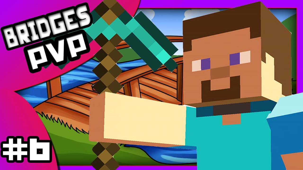MINECRAFT Bridges - DIAMOND RIVAL!