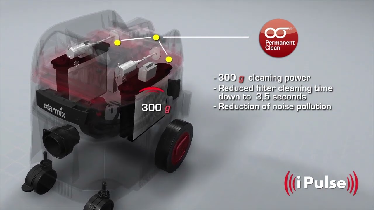 Starmix iPulse   Filter cleaning without interruption